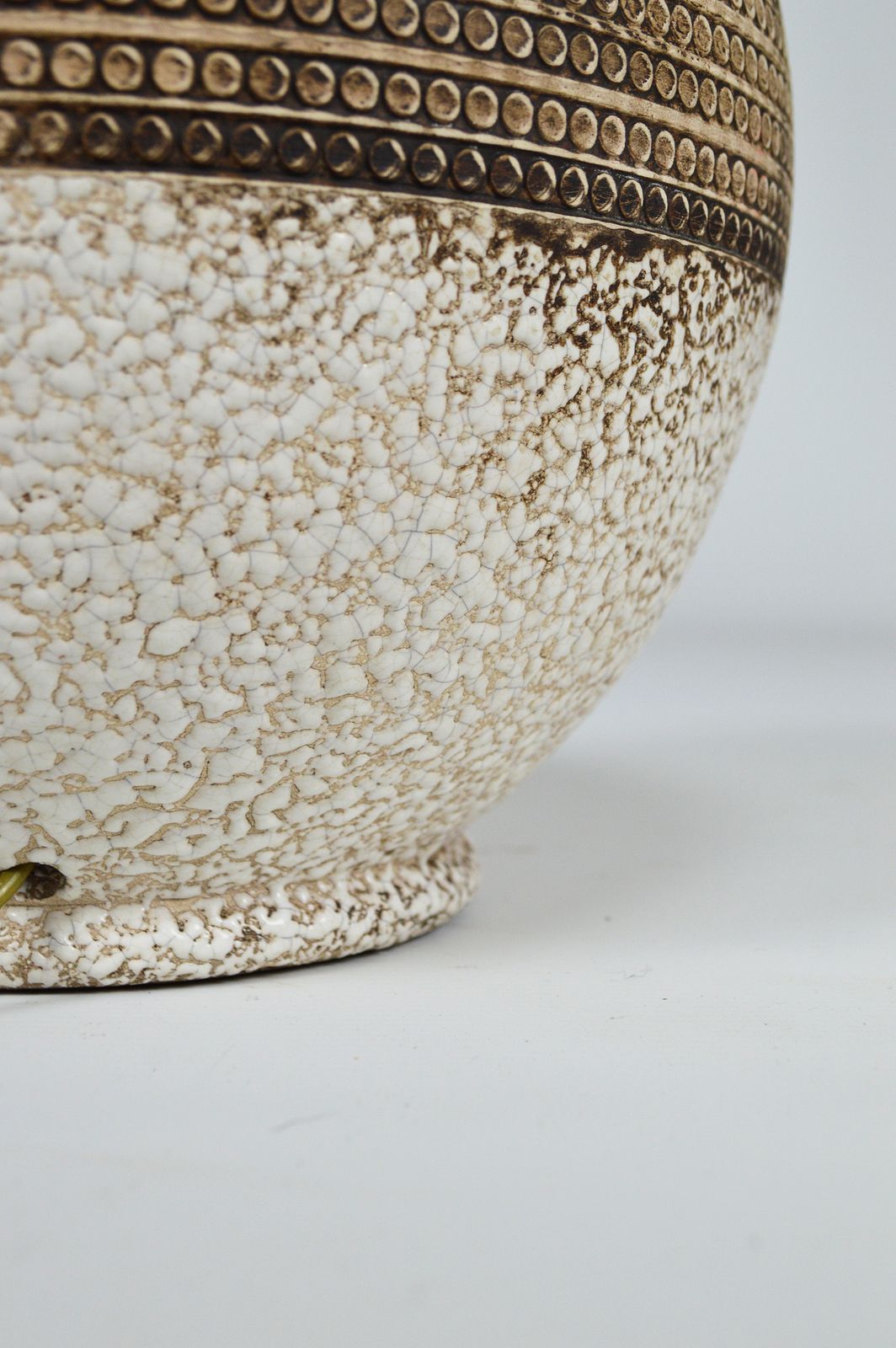 Lighting Art Deco Ceramic Table Lamp In The Style Of Jean Besnard, France, Circa 1930 photo