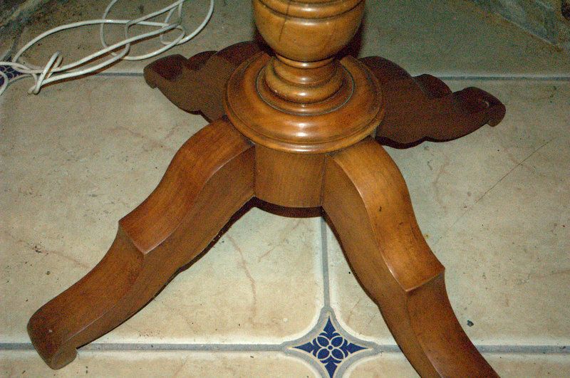 Violin Cherry Table / Walnut Violin Table photo furniture
