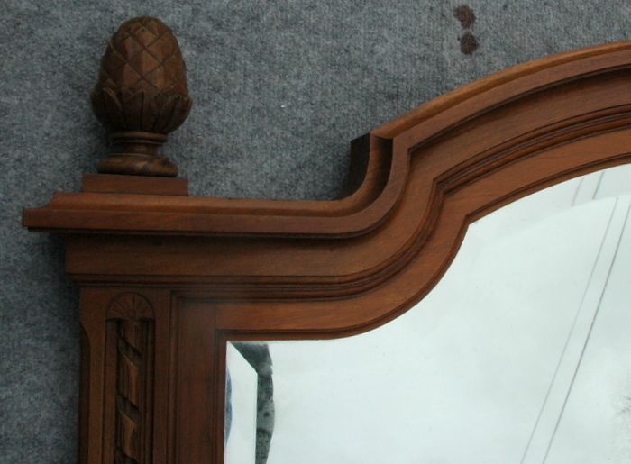 Walnut Pine Cone Mirror photo 540.0