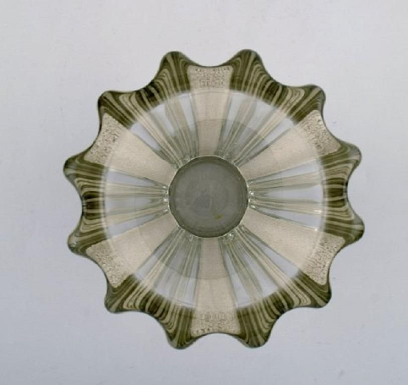Pierre Gire '1901 1984', Aka Pierre D'avesn, Art Deco Vase In Clear Art Glass photo vinterior