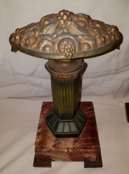 Art Deco Clock Signed Limousin photo furniture