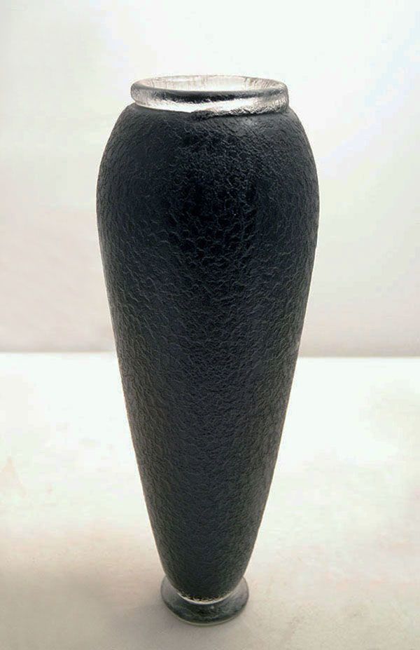 Mid Century Dark Amethyst Glass Vases By Flavio Poli For Seguso, Set Of 2 photo Home Decor