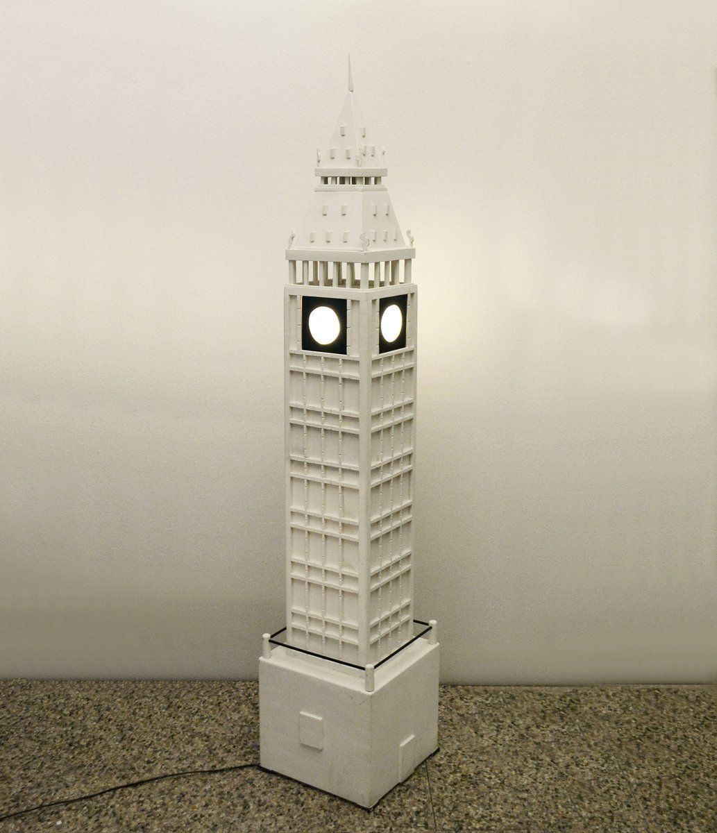 Big Ben Italian Floor Lamp, 1970s