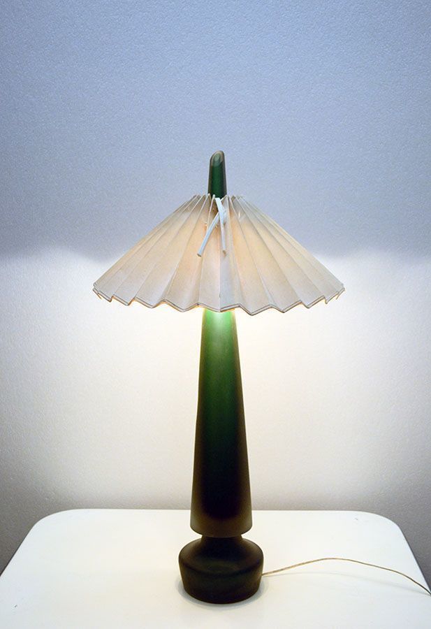 Sommerso Murano Glass Table Lamp From Seguso, 1950s photo for sale