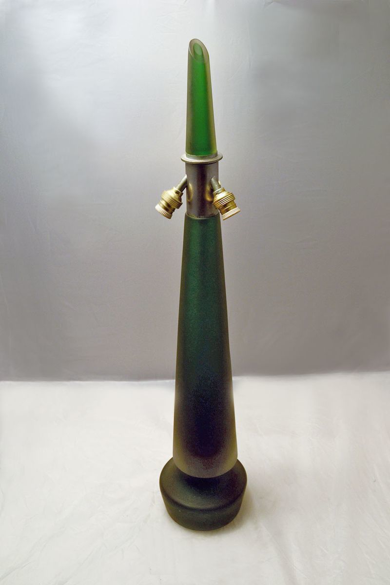 Sommerso Murano Glass Table Lamp From Seguso, 1950s photo buy