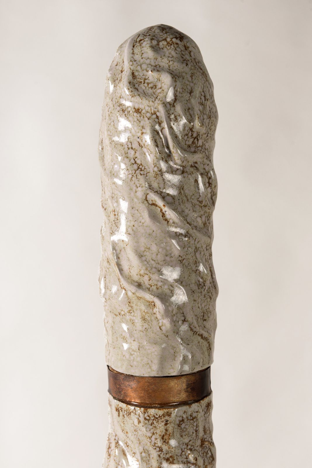 Cesare De Vita, 'Onde Di Sabbia', Ceramic Totem Sculpture, Unique Piece photo furniture