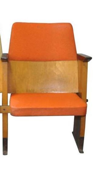 Mid Century Hungarian Cinema Seat, Circa 1950s