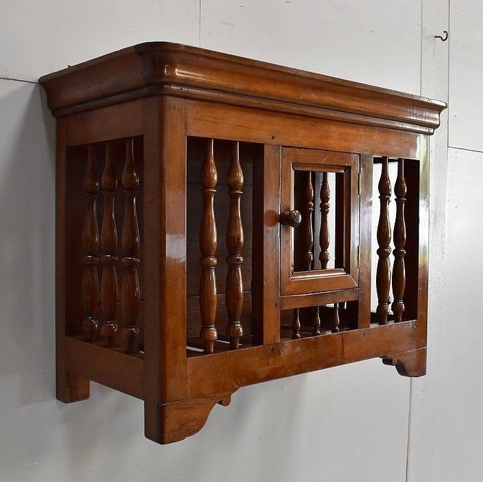 Authentic Small Panetière In Walnut, Louis Philippe Period ,Middle Of The 19th Century photo furniture