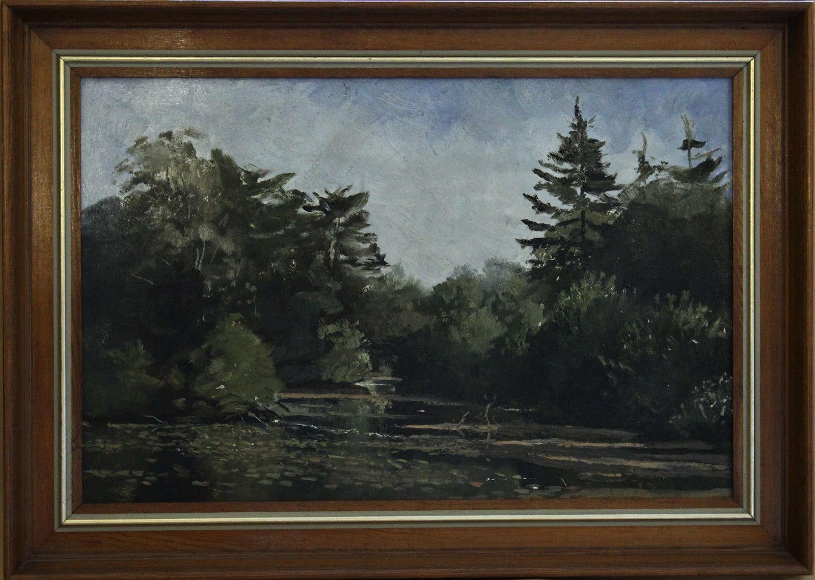 Oil On Board By Paul Barwick. Fenland View.