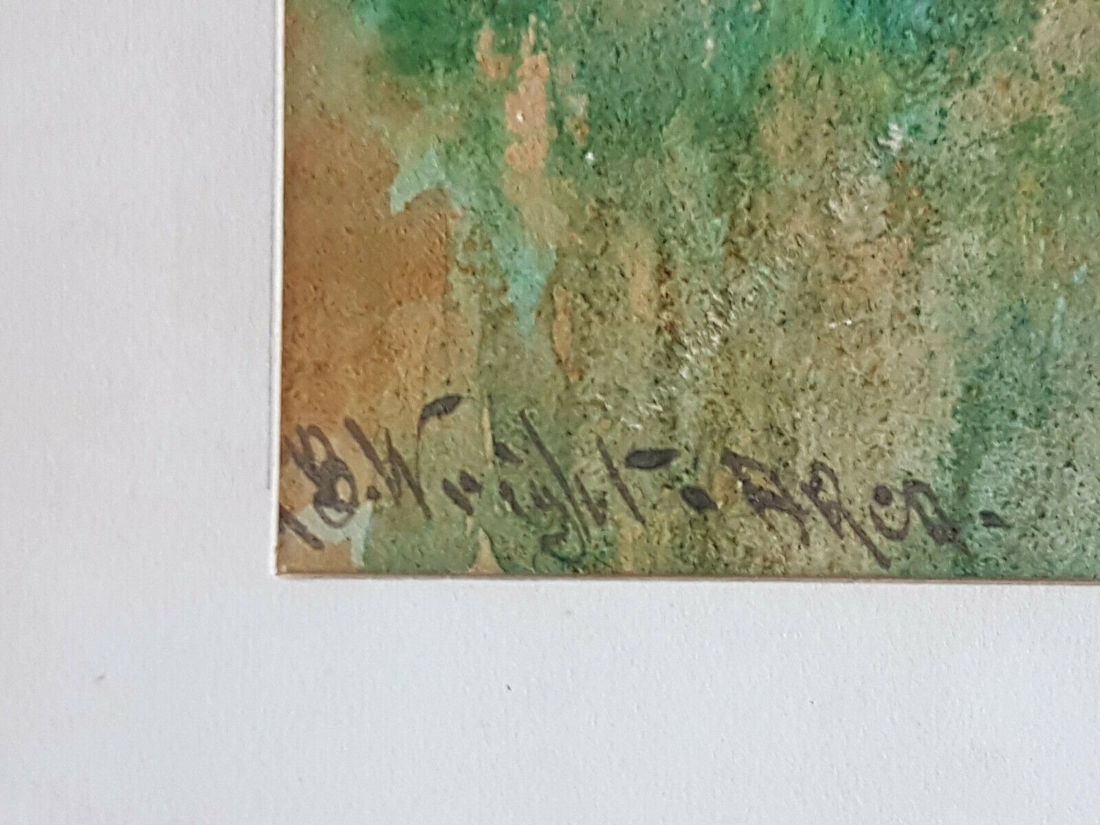 Watercolour Signed R B Wright. Rural Landscape With Horse And Cart photo for sale