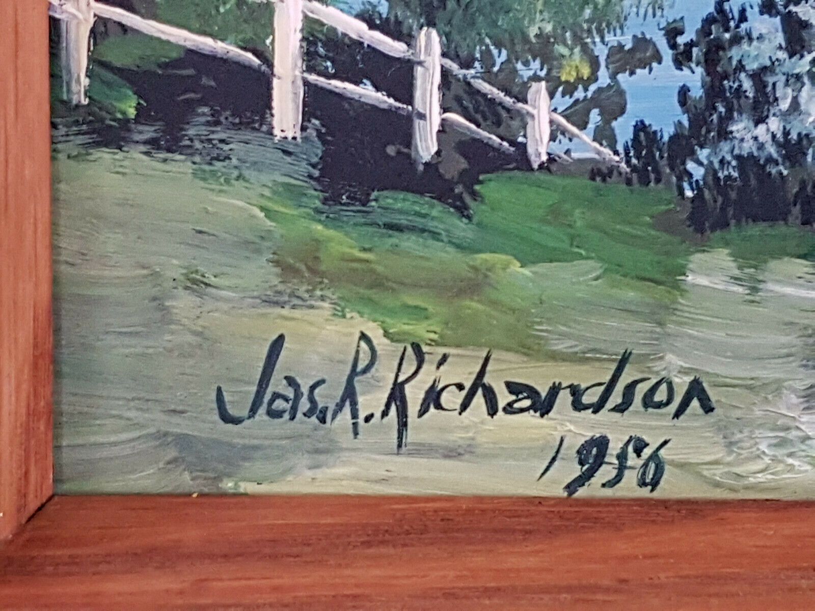 Oil On Board By Jas (James) R Richardson. The Old Net Loft, Chapel Rock, Polperro photo for sale