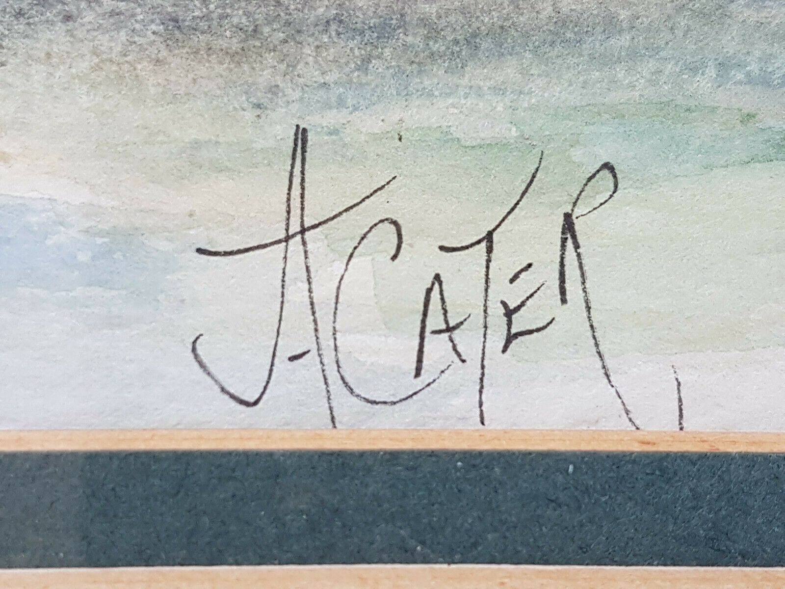 Watercolour By Jacqueline Cater. Countryside Gate. photo for sale