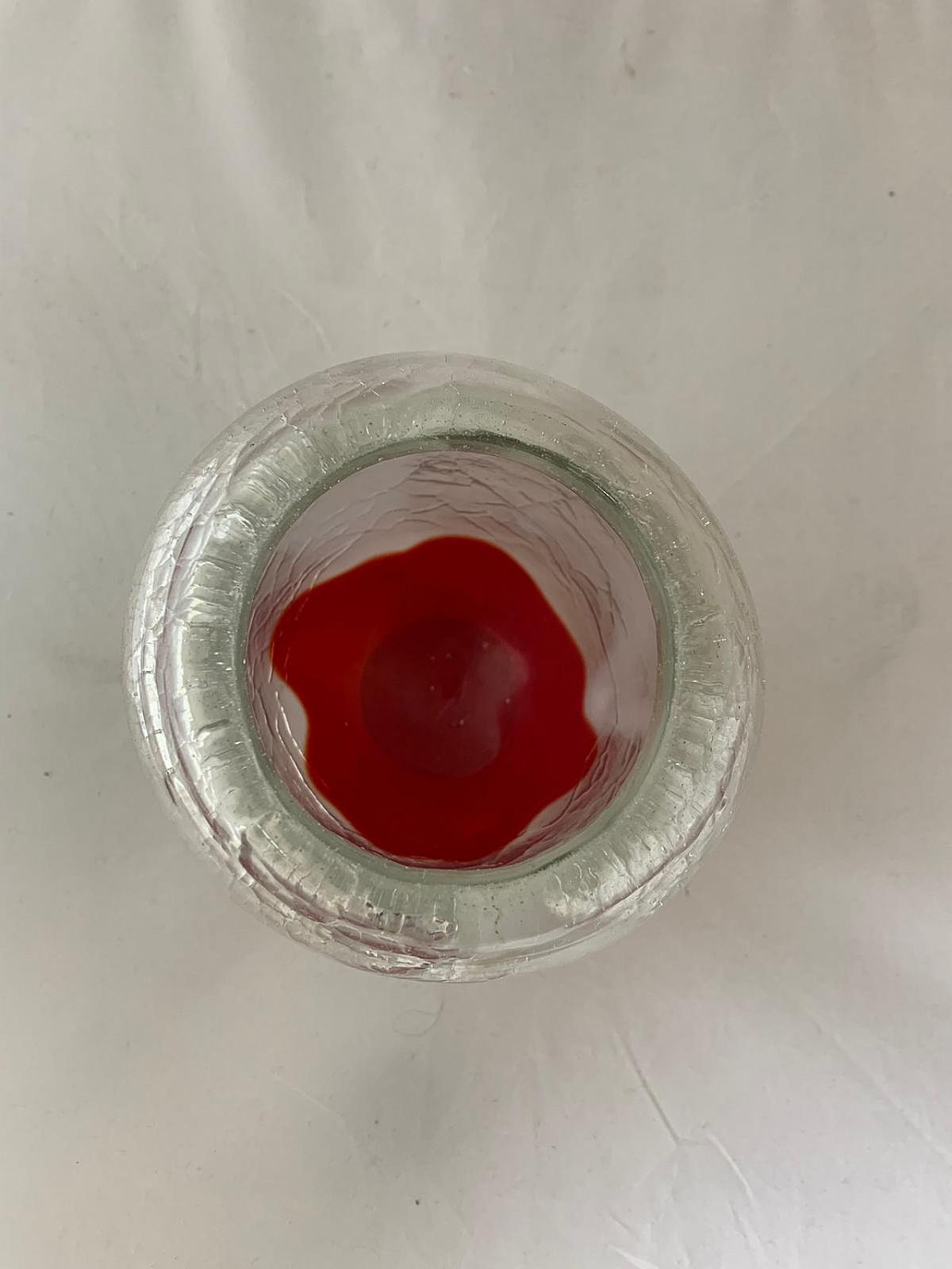 Russian Glass Vase By Svetlana Beskinskaja, 1960s photo vintage