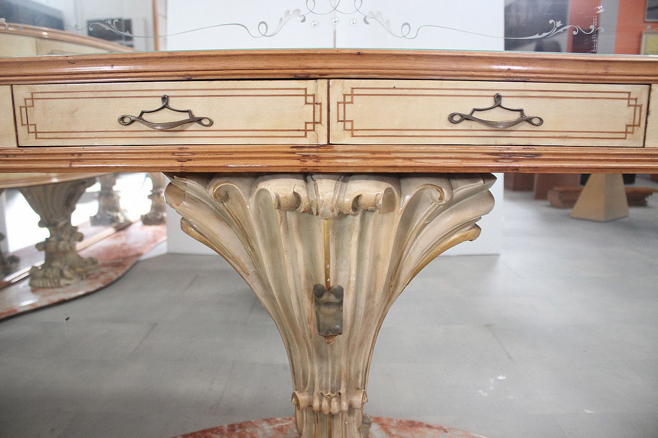 Console With Mirror Of La Permanente Furniture Cantù, 1940s photo Furniture
