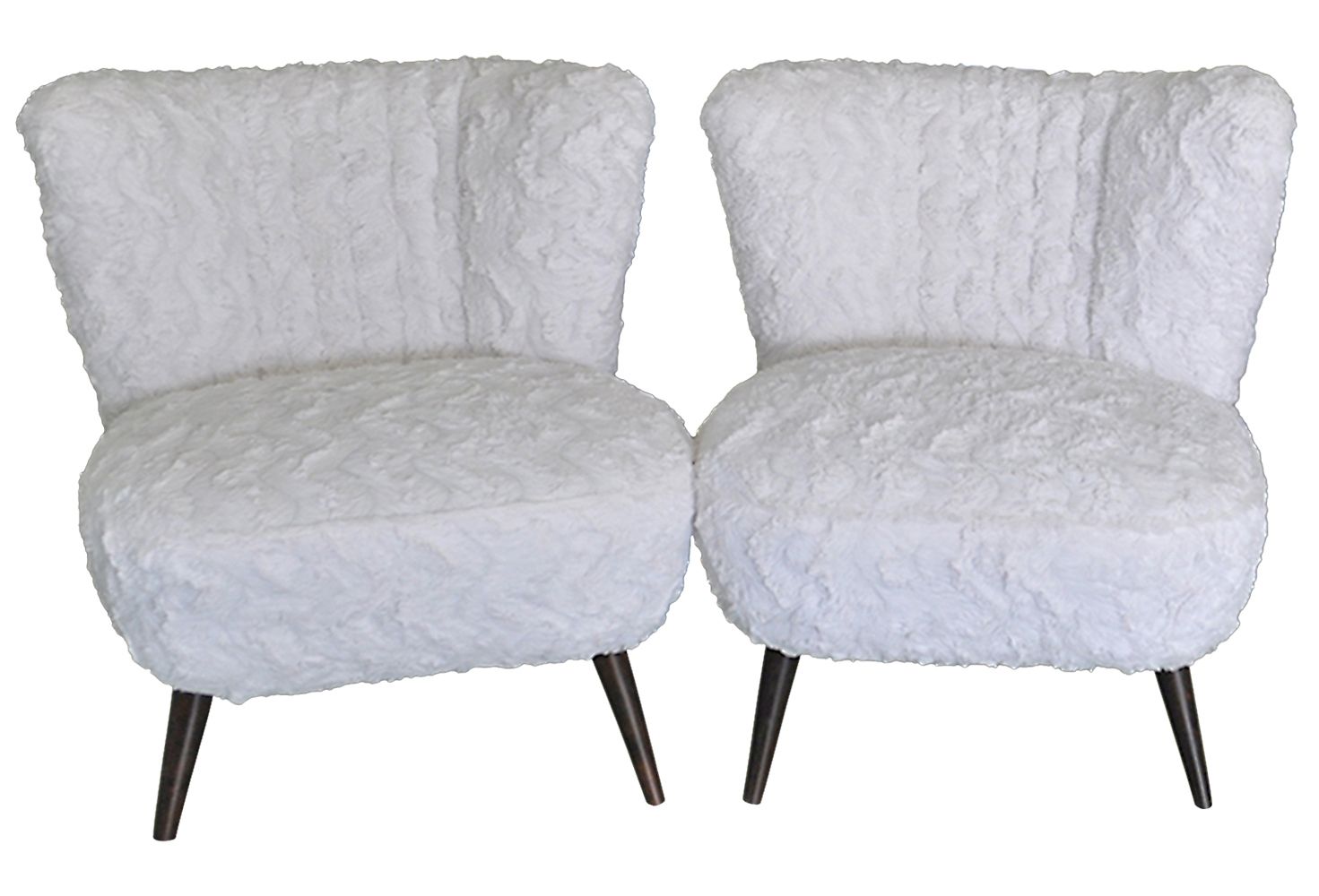 1950s Cocktail Chairs, Pair
