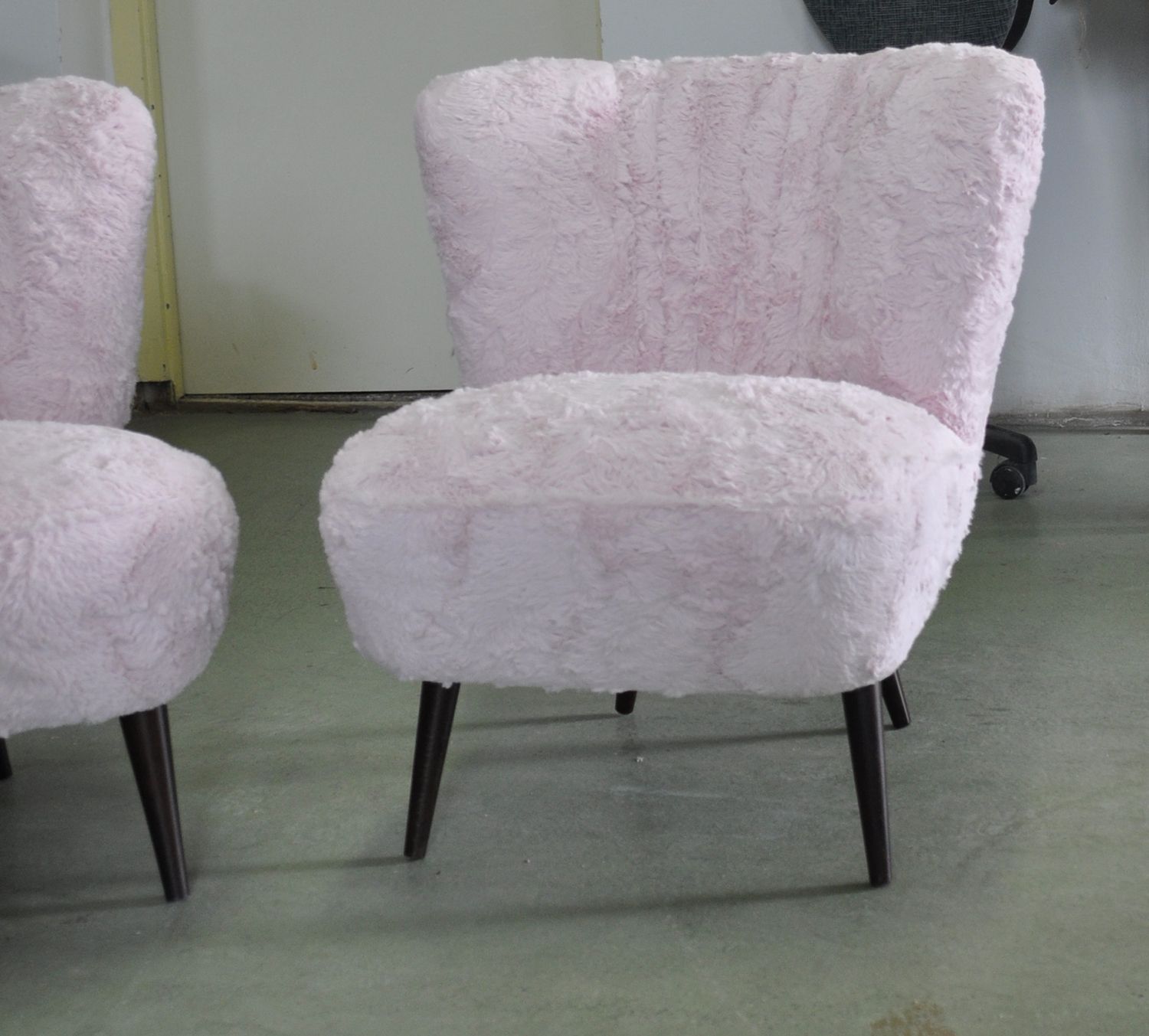 1950s Cocktail Chairs, Pair photo for sale