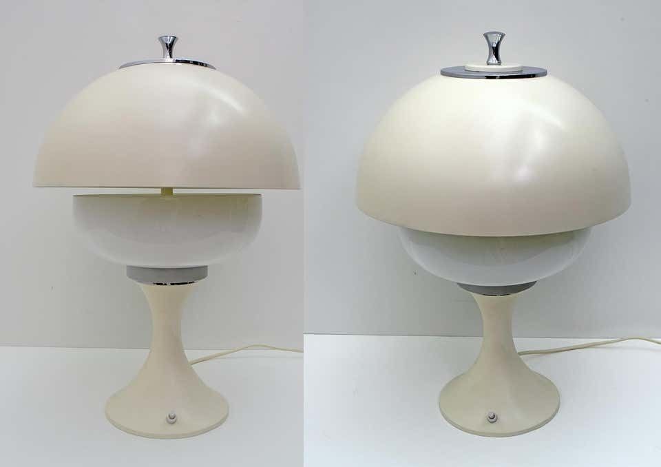 Pair After Gaetano Sciolari Mid Century Italian Lamps, 1960s