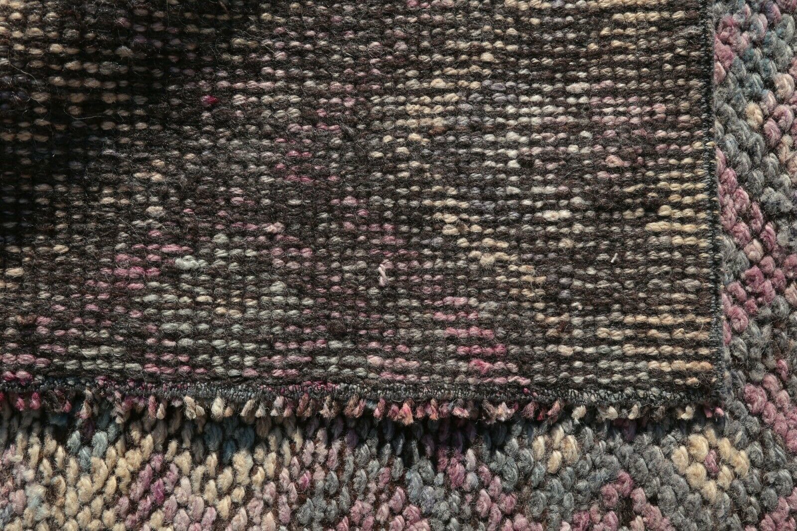 73x351 Cm Purple Kurdish Herki Runner 2'4x11'5 Vintage Hallway Geometric Home Decor Carpet photo buy