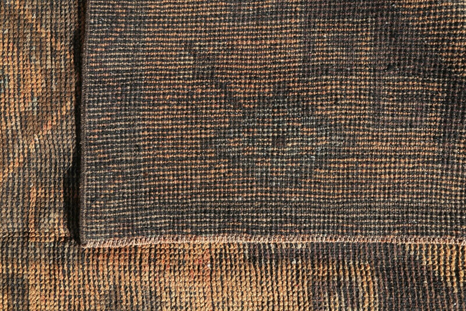127x355 Cm Rare Vintage Hallway Runner Turkish Wool Goat Hair Geometric Salmon Rug 4'2x11'6 Ft photo buy