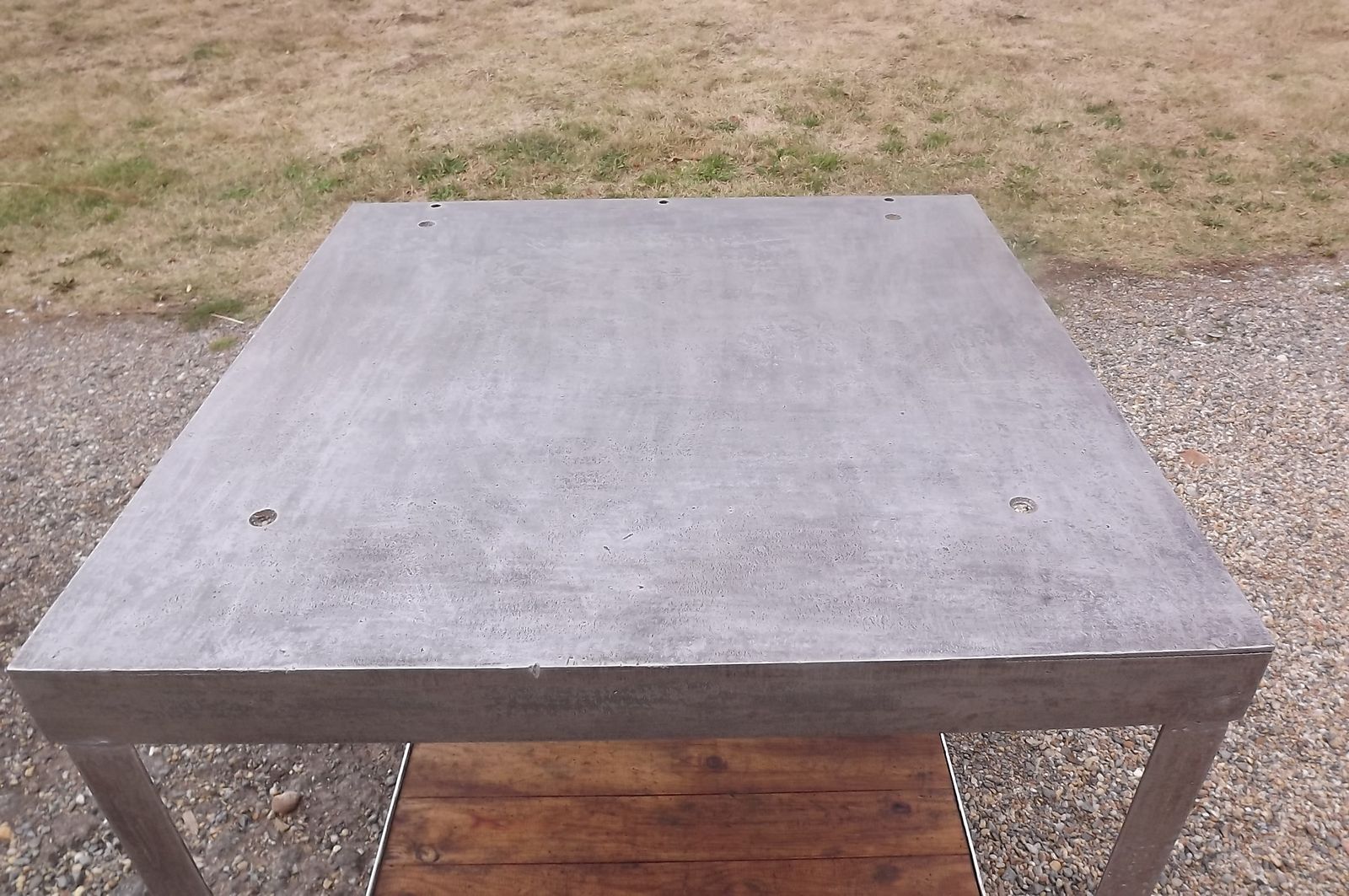 Table Industrial Iron And Wood photo Furniture