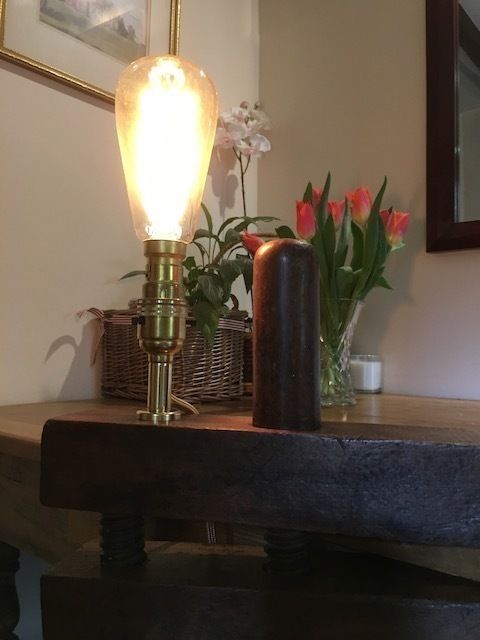 Vintage Cabinet Makers Clamp Table Light photo for sale