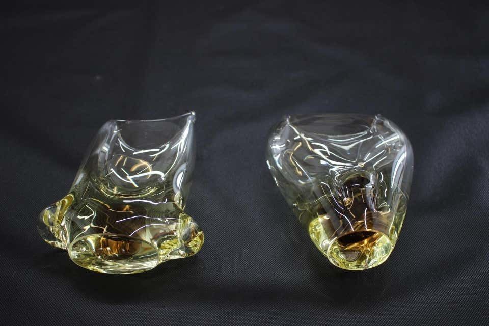 photo for sale Set Of Two Vases/železnobrodské Sklo, 1960s