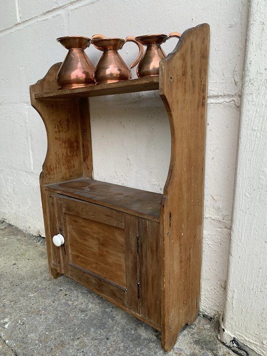 Antique Pine Kitchen Shelf photo furniture