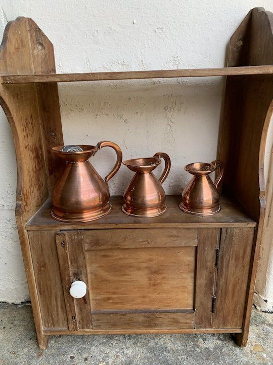 Antique Pine Kitchen Shelf photo for sale