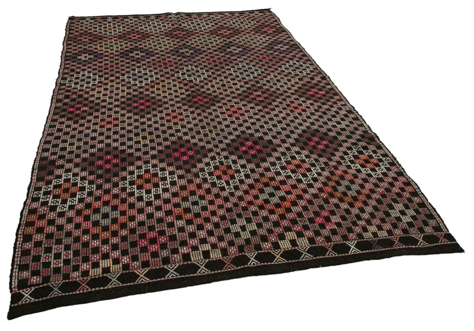 Antique Turkish Cecim Kilim 313 X 203 Sku 35640 photo for sale