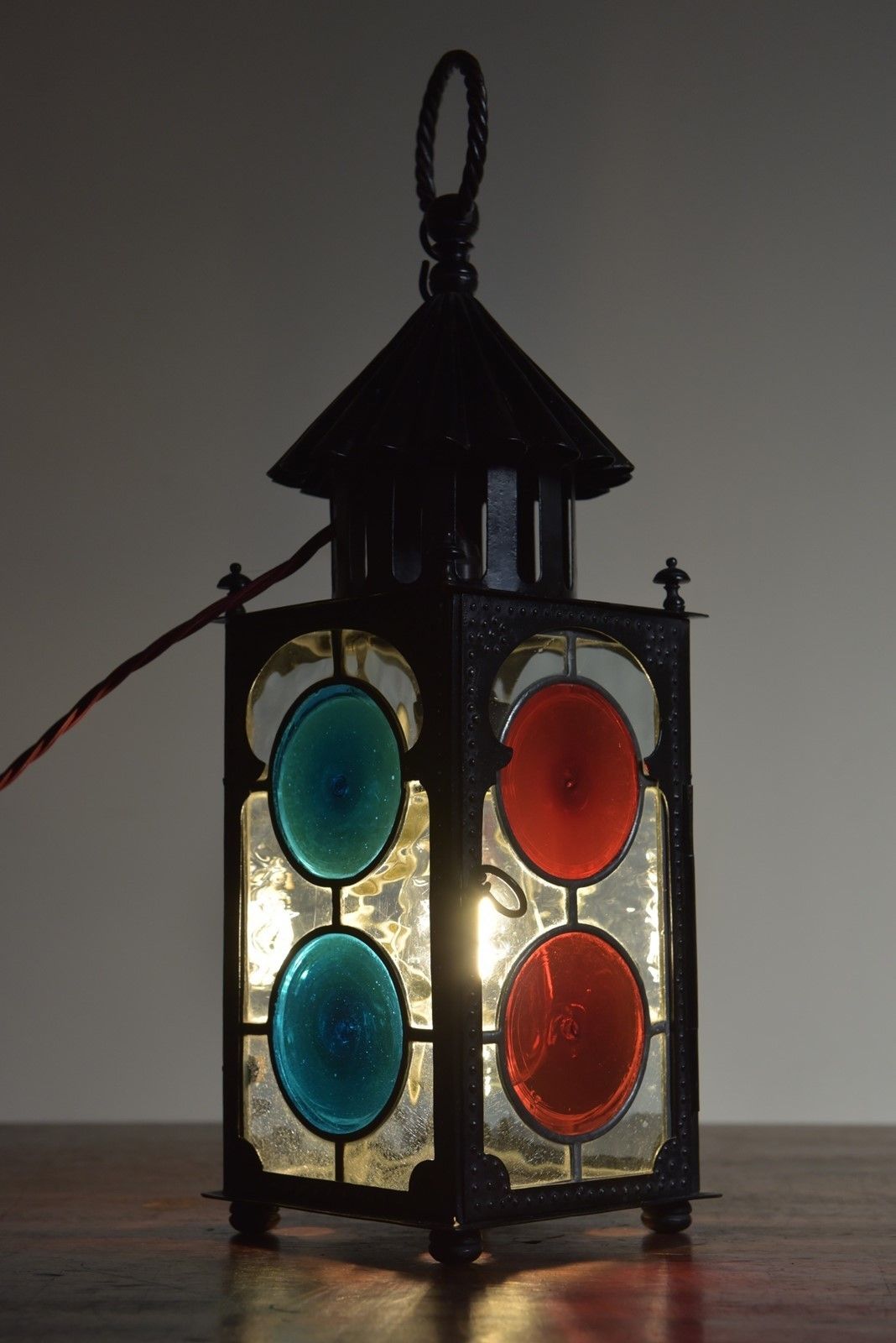 Victorian Bullseye Glazed Lantern photo buy