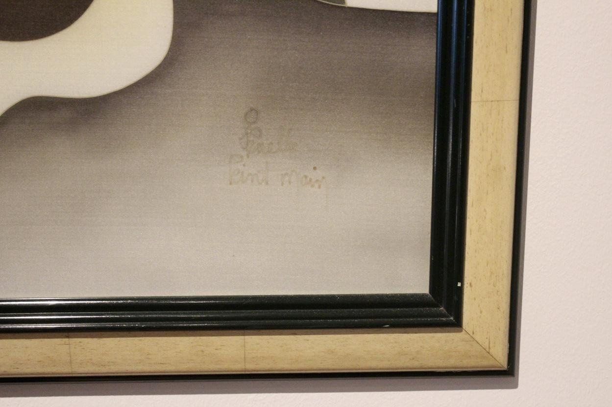 Soleil Couchant Hand Painted Aquarelle On Silk By Odille Penelle, 1980s photo buy
