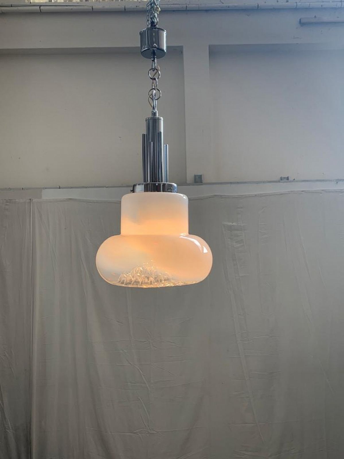Pendant Lamp By Mazzega, 70s