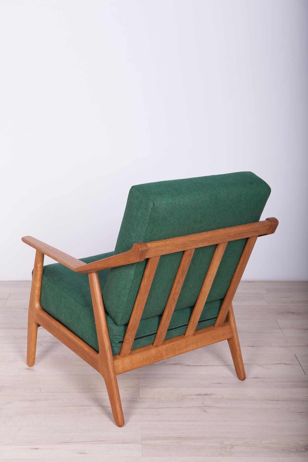 Danish Oak Armchair By Brockmann Petersen For Randers Møbelfabrik, 1960s photo 1300.0