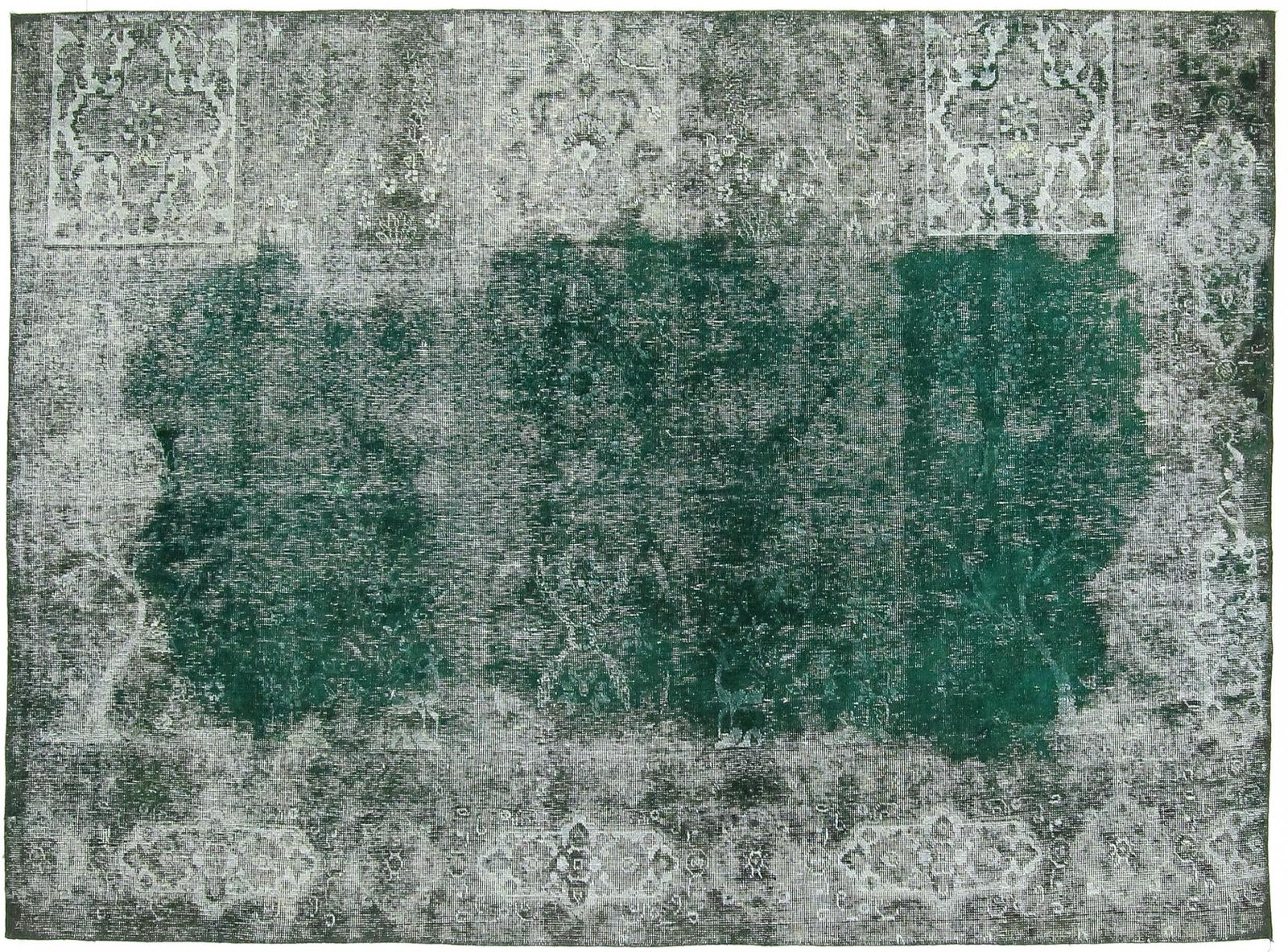Designer Picasso Look Jean Wash Oriental Rug 2,56 X 1,89 photo vintage