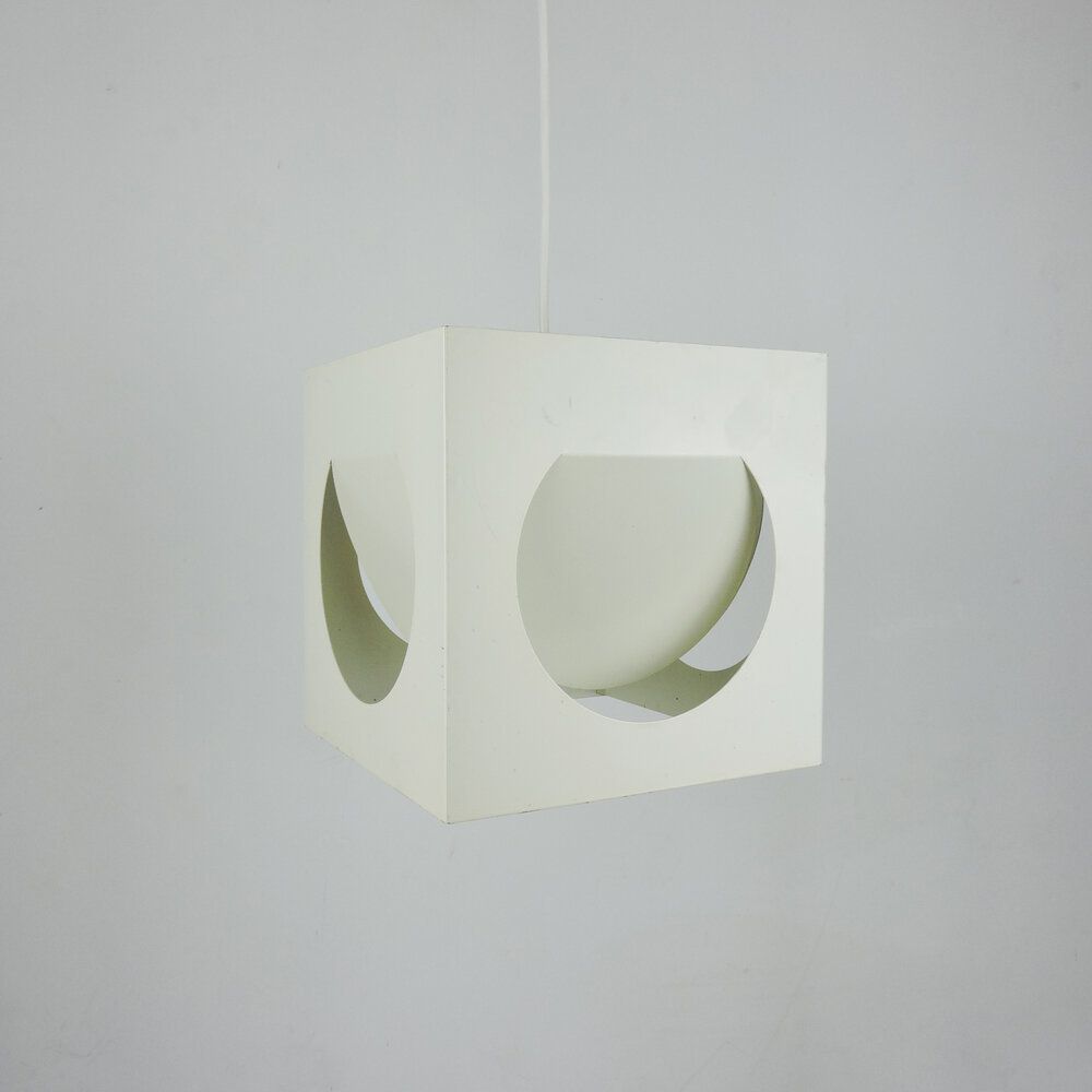 Mid Century Finnish Geometric Pendant Lamp By Shogo Suzuki For Stockmann Orno, 1960s photo vinterior