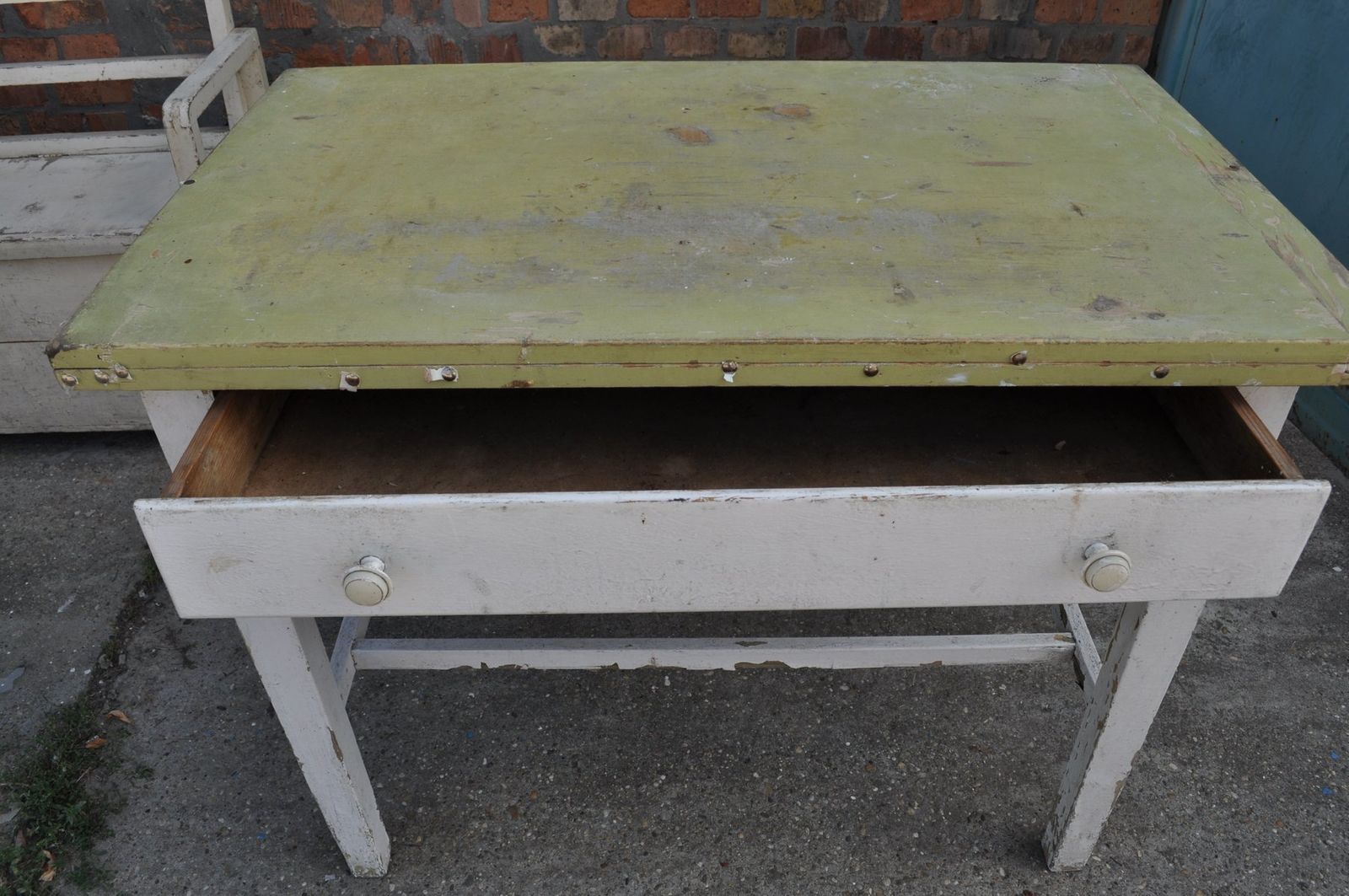 Rustic Dining Table, 1950s photo Furniture