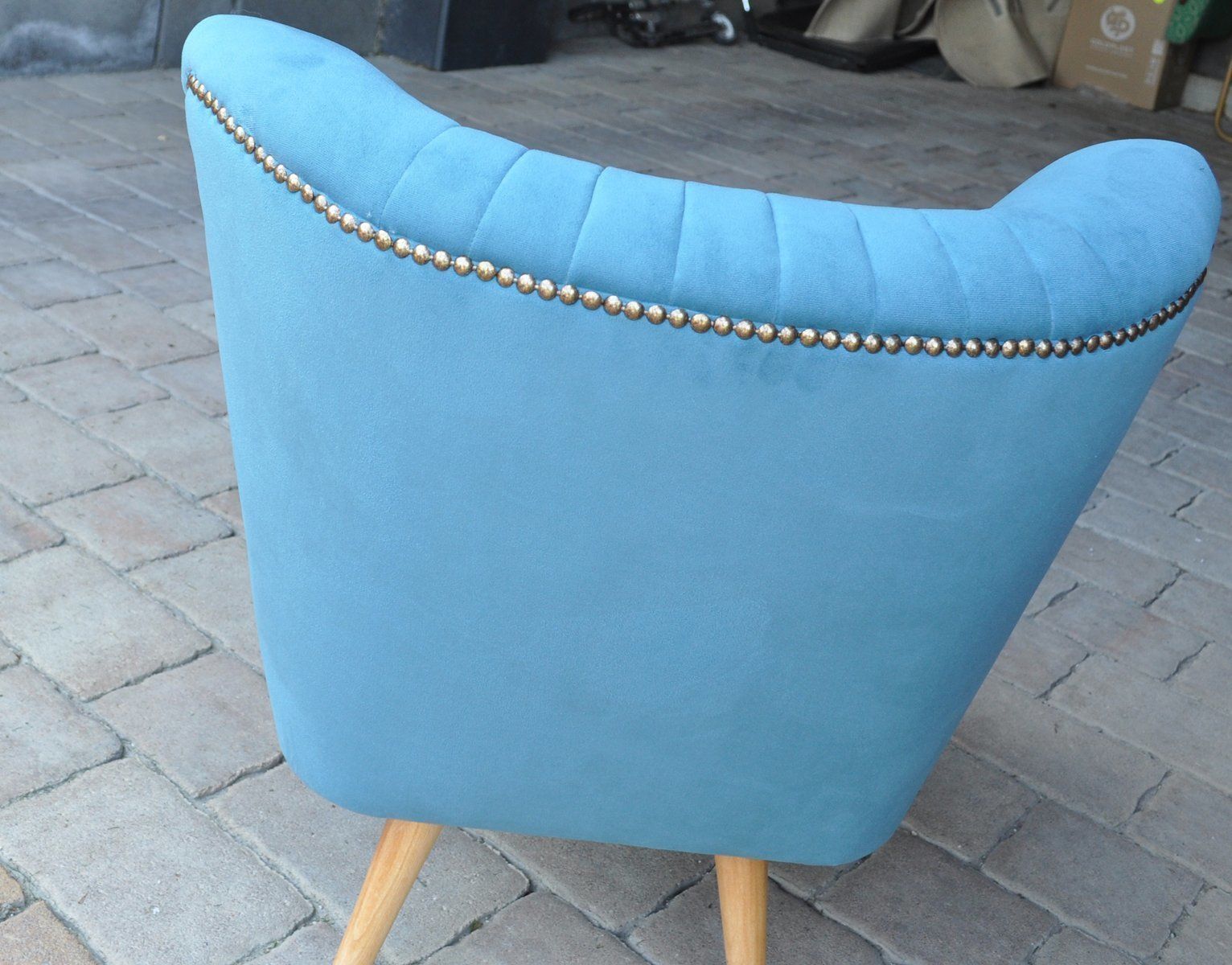 Blue Cocktail Chair, 1960s photo 620.0