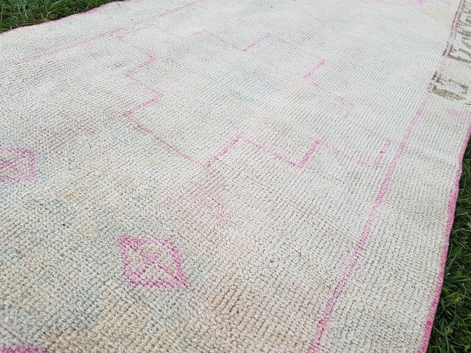 photo for sale Turkish Kurdish Distressed Hallway Runner Rug, 1970s