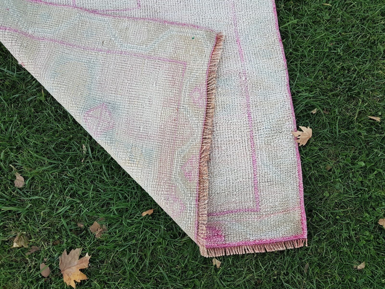 Textiles Turkish Kurdish Distressed Hallway Runner Rug, 1970s photo