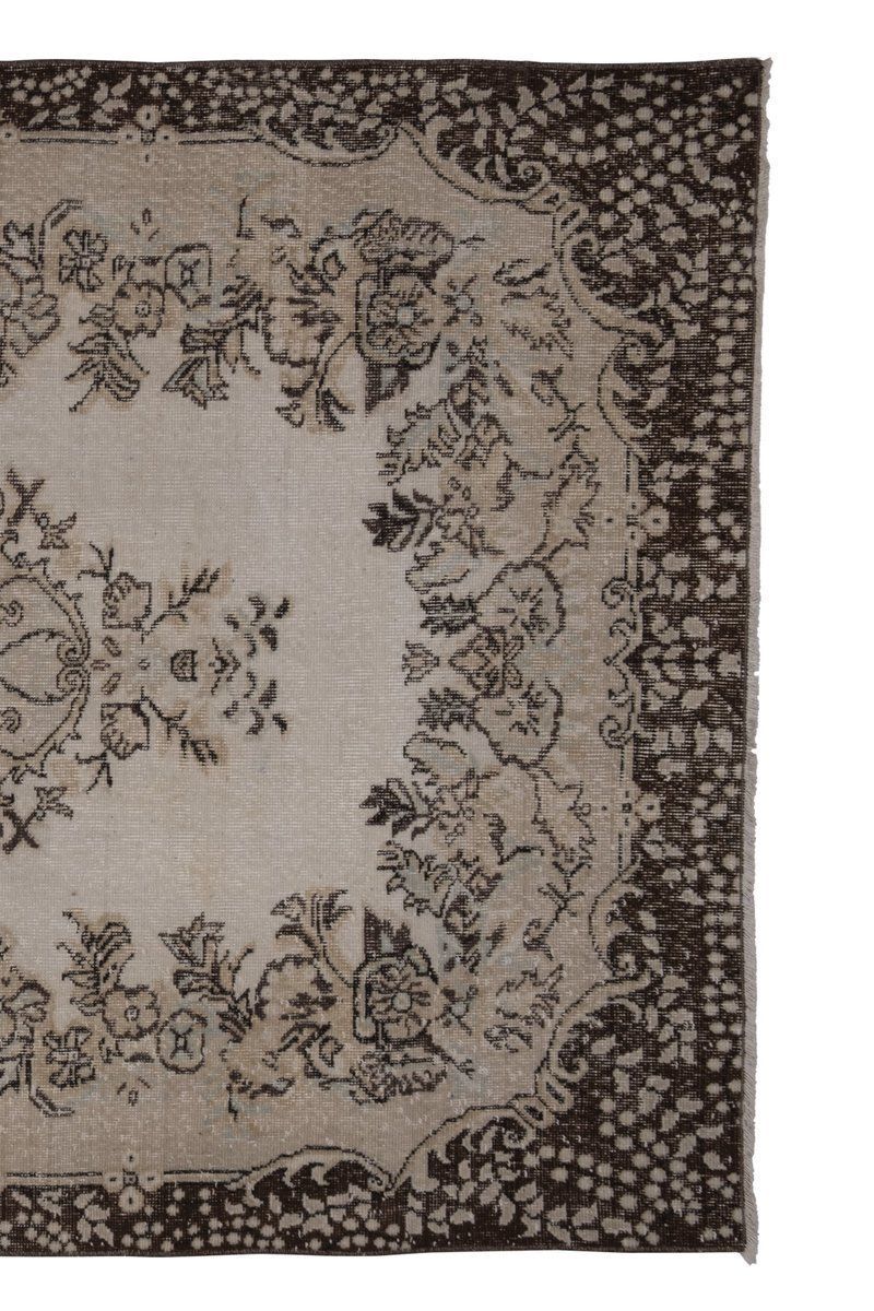 Vintage Sparta Rug, 1970s Vintage Distressed Sparta Rug With Floral Border photo furniture