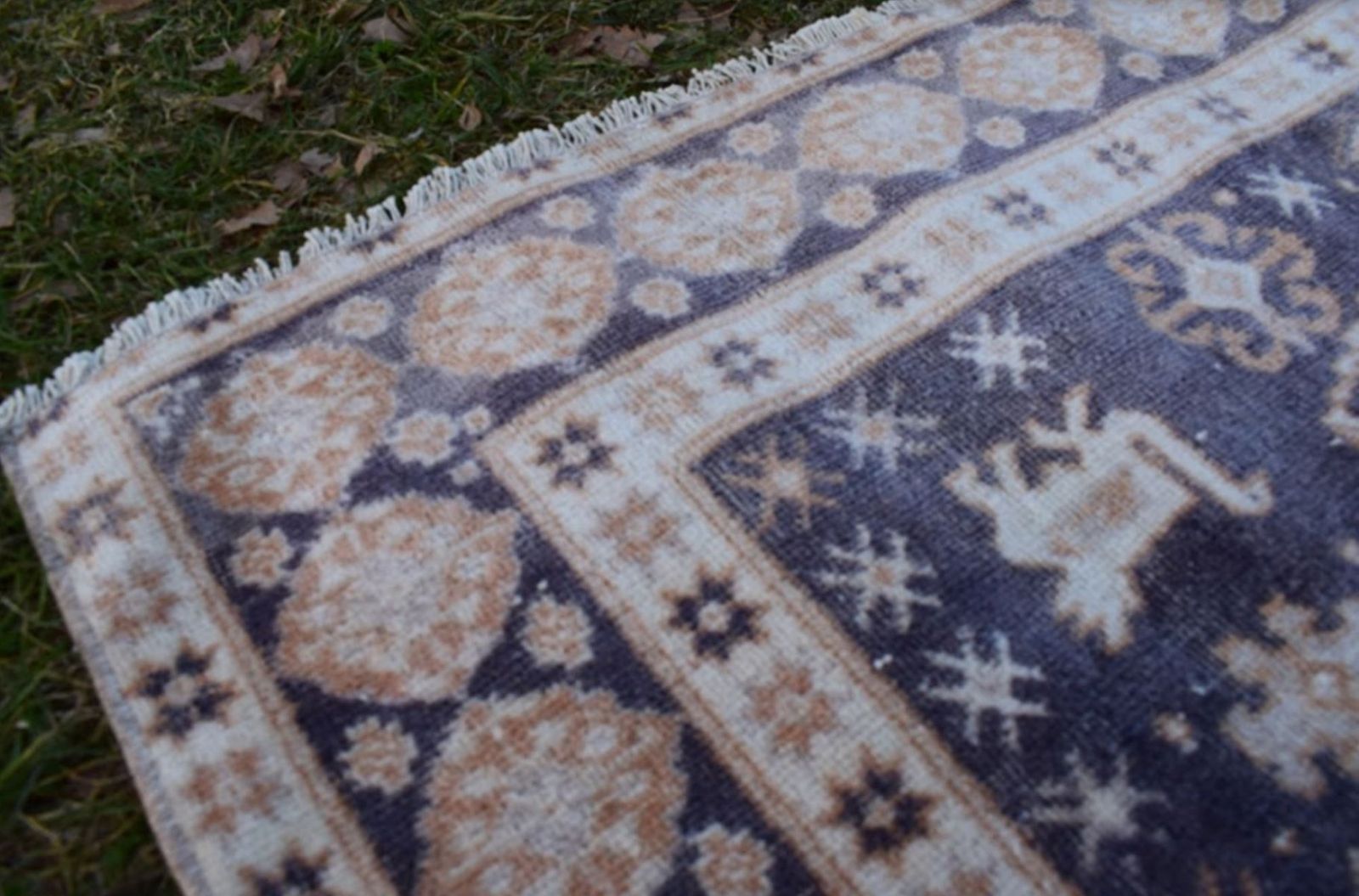 photo for sale Turkish Oushak Area Rug 1970s