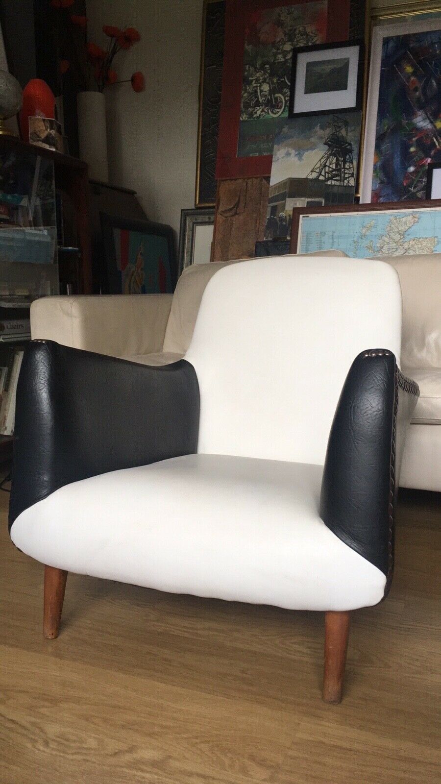 A Superb Vintage Mid Century Italian Armchair 50s 60s