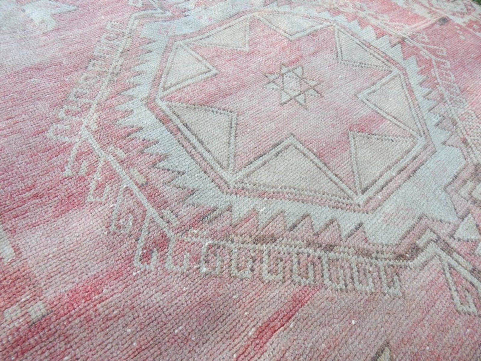 Oushak Runner Rug, 1970s photo vintage