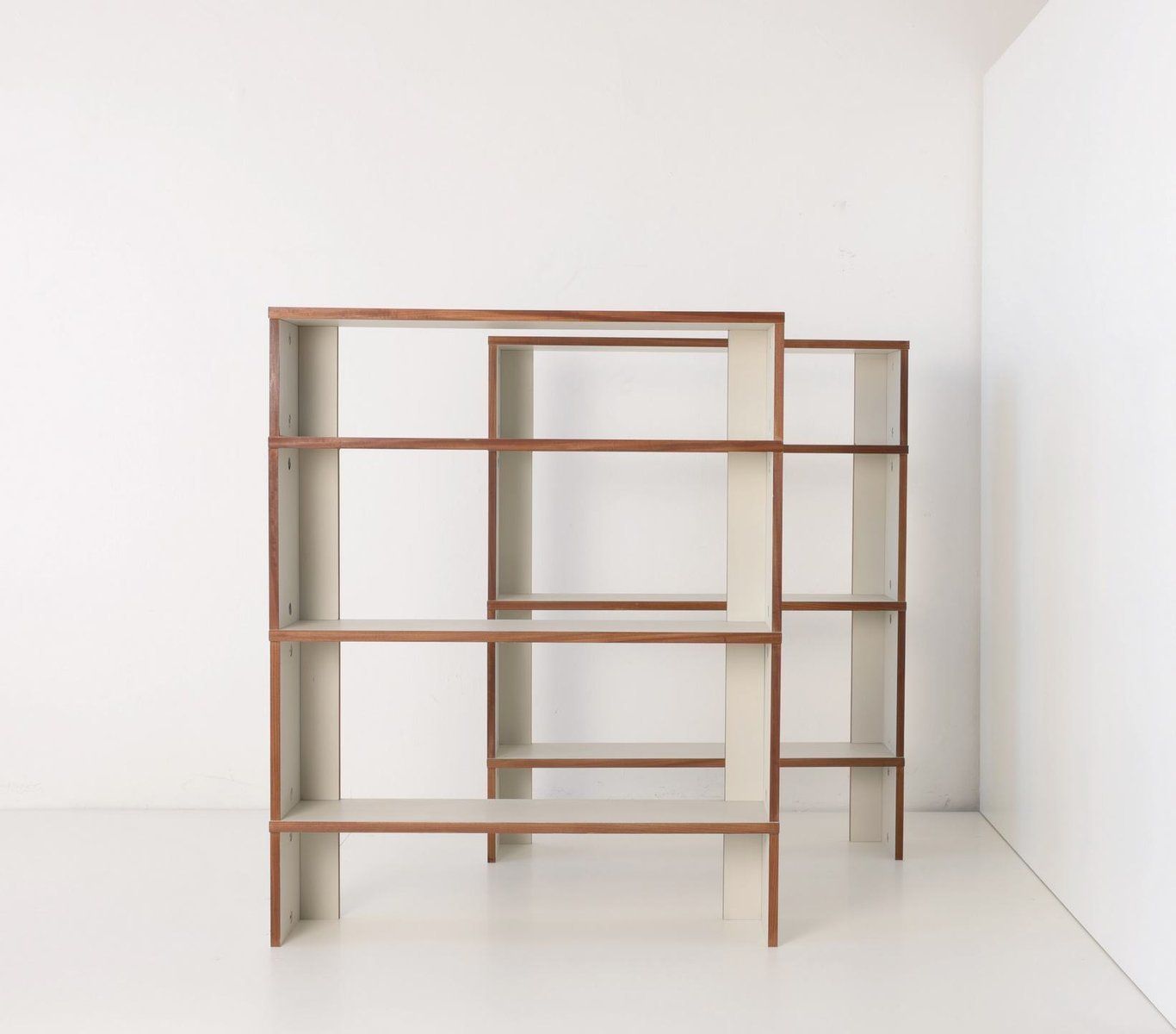 M 125 Shelves By Hans Gugelot For Bofinger, 1950s, Set Of 2 photo for sale