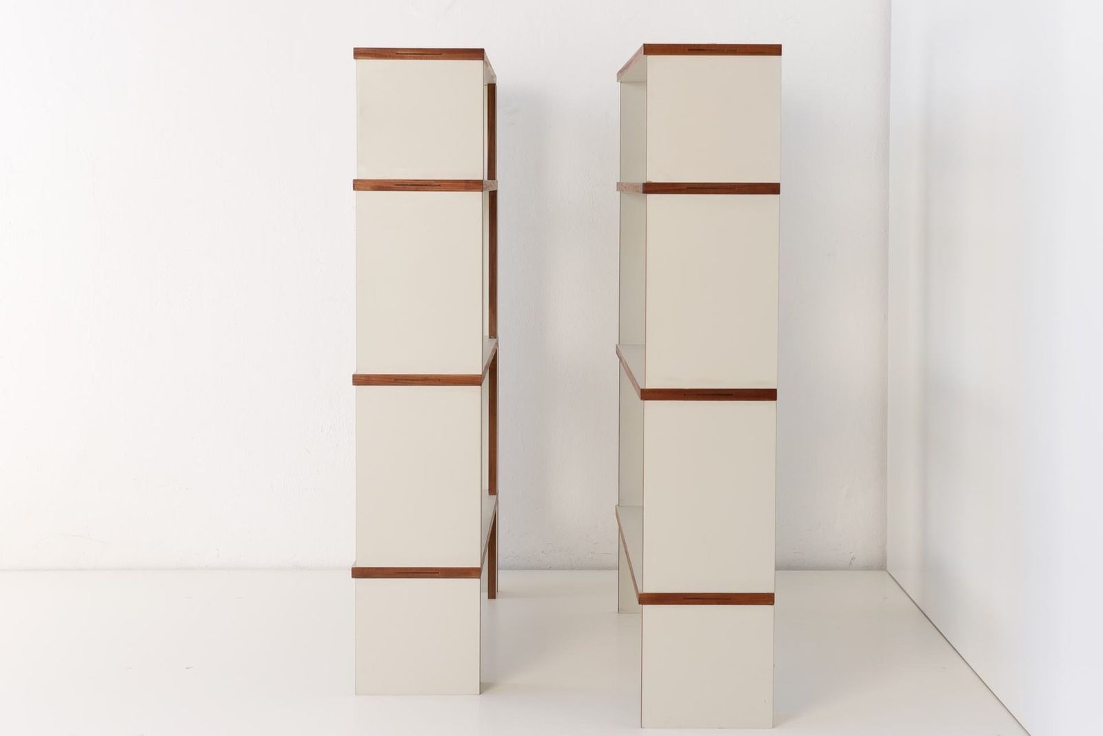 photo furniture M 125 Shelves By Hans Gugelot For Bofinger, 1950s, Set Of 2