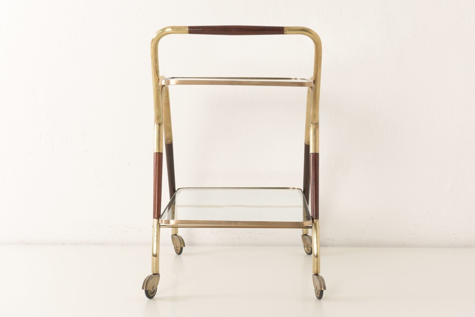 photo for sale Italian Tea Cart By Cesare Lacca For Cassina, 1950s