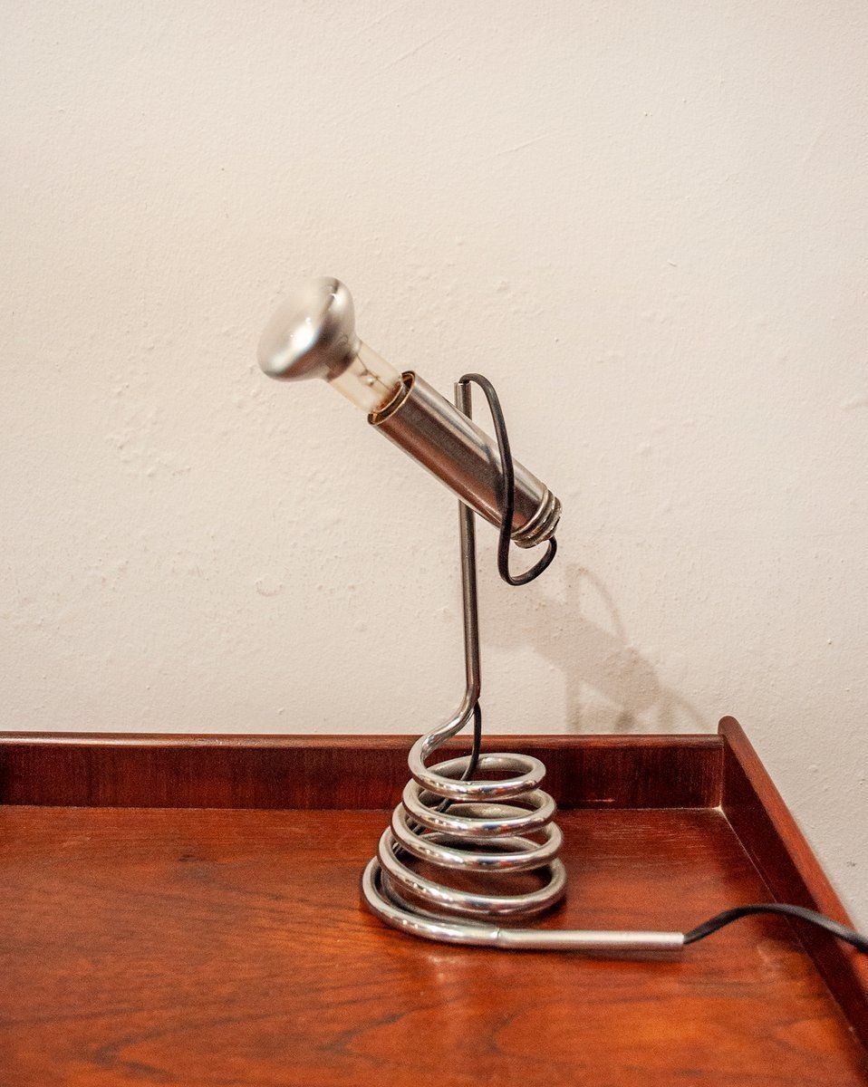 Italiaanse Messing Tafellamp, Jaren 1970 photo furniture