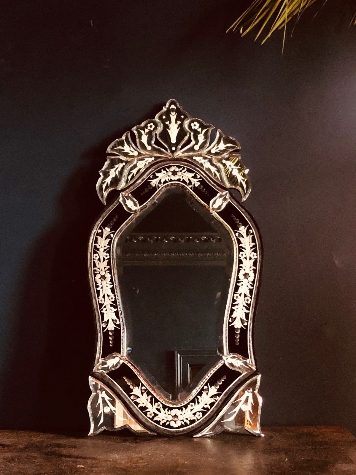Large Mid Century Venetian Mirror