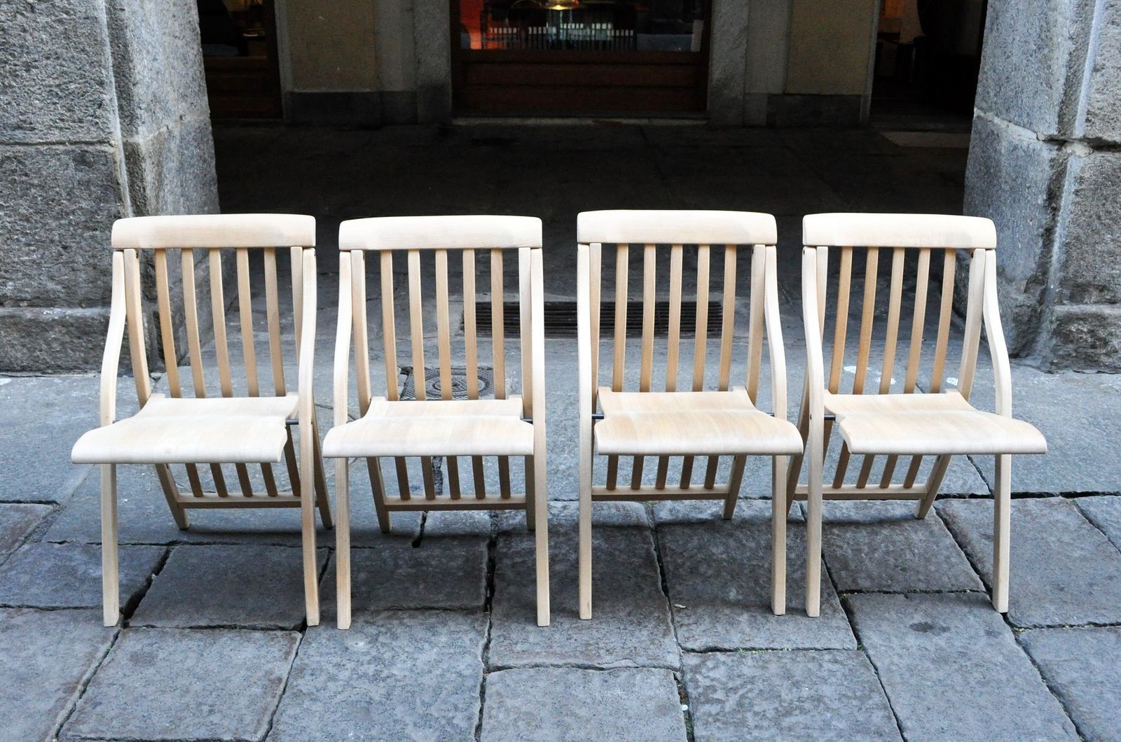 Klapstoelen Van Michele De Lucchi, 1993, Set Van 4 photo furniture