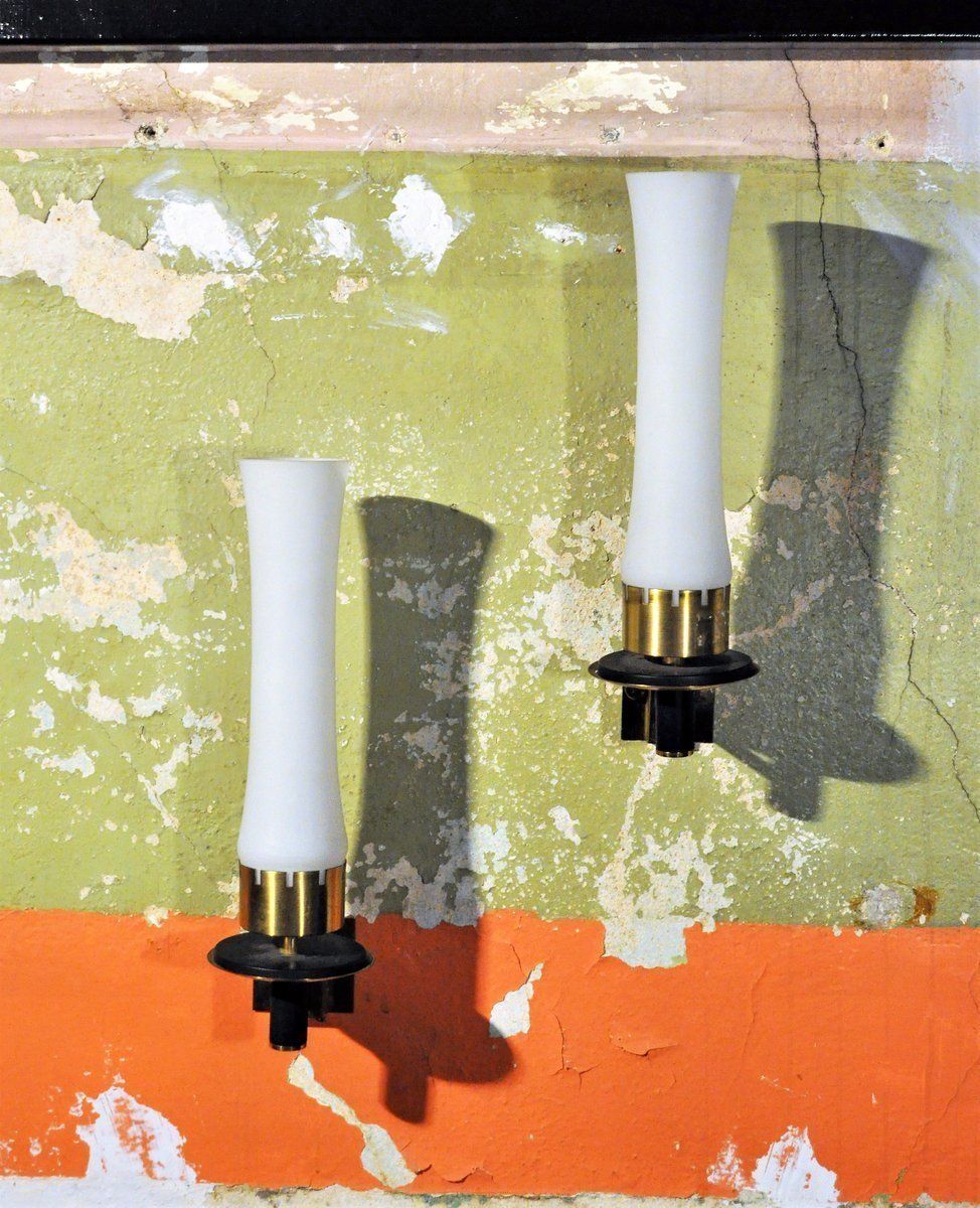 Wandlampen Van Stilnovo, Ca. Jaren 1950, Set Van 2